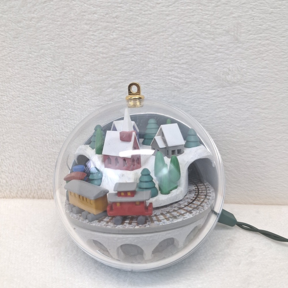 Vintage 1985 Hallmark‎ Keepsake Country Express Light & Motion Ornament *READ*